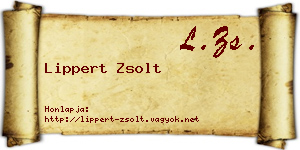 Lippert Zsolt névjegykártya